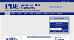 Desktop Screenshot of powderbulk.com